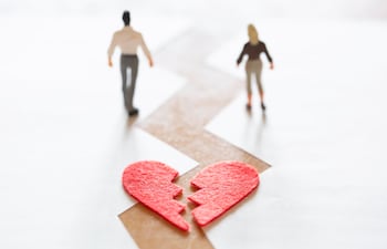 Concepto de divorcio.
