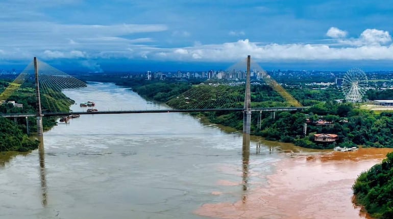 Crecida de ríos en Alto Paraná. IMÁGENES DE Elías Yassine. (Crédito obligatorio.