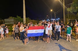 Vecinos de Villeta protestan por el deplorable estado de la ruta.