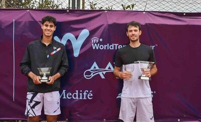 Daniel Vallejo, finalista en Rosario junto a Juan Landero.
