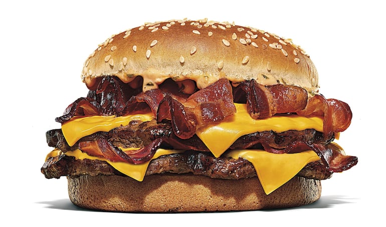 Hamburguesas preparadas a la parrilla de Burger King.