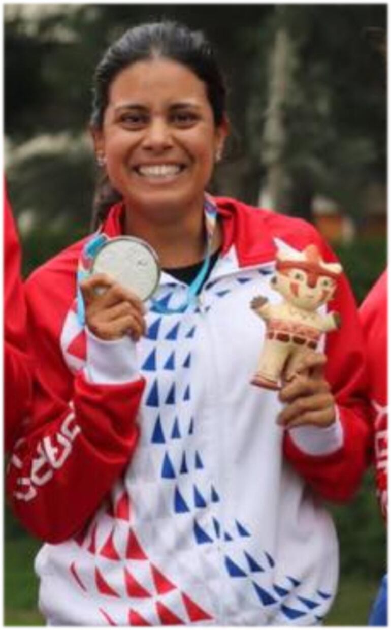 Con tres medallas (dos de plata y una de bronce), en dos Juegos, Julieta Granada es una de las paraguayas más laureadas en los Juegos.