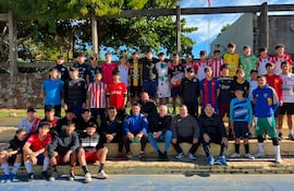 Primera práctica del preseleccionado que se prepara para la Copa del Mundo C15, que se disputará en septiembre.