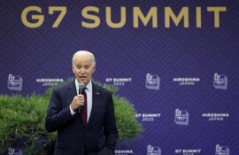 Fotografía de archivo del presidente de los Estados Unidos. Los líderes del G7, las siete democracias más avanzadas del mundo, amenazaron este viernes a Irán “con medidas nuevas e importantes” si Teherán sigue apoyando a Rusia en la guerra de Ucrania con misiles balísticos y otra tecnología.