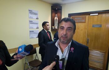 Wildo Almirón, apoderado general de la ANR.