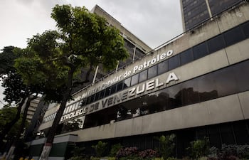El edificio de Petróleos de Venezuela (PDVSA), en Caracas. (archivo)