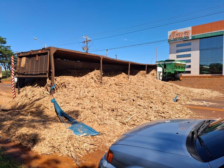 Accidente en ruta PY07 San Alberto.