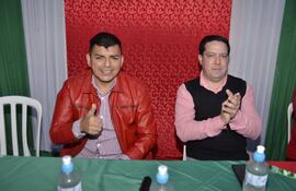 El intendente Denis Torres y el intendentable perdedor Pablo Ayala.