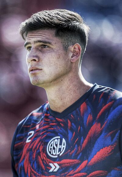 Orlando Daniel Gill Noldin, con su primera citación a la selección absoluta.