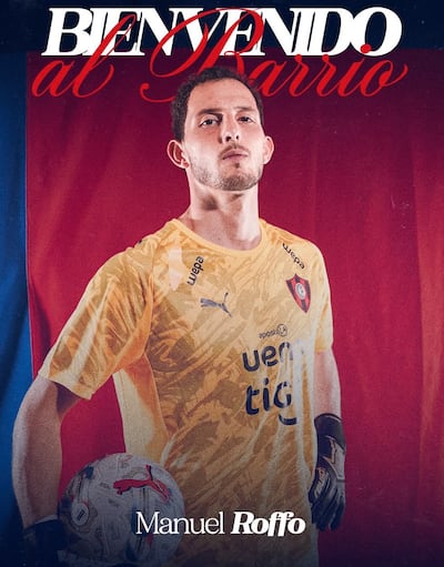 Manuel Roffo, nuevo futbolista de Cerro Porteño.