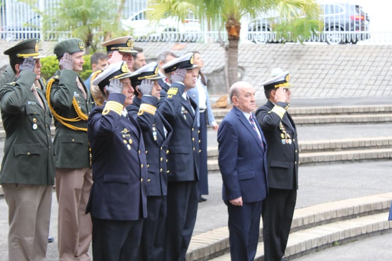 El Ministro Secretario Permanente del CODENA, Cibar Benítez Cáceres, participó de la ceremonia.
