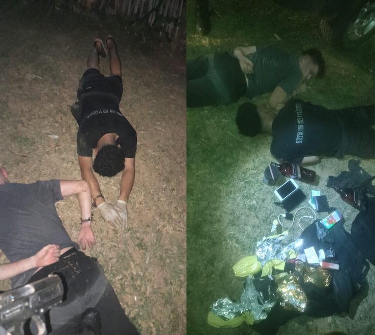 Dos asaltantes quedaron detenidos tras una persecución en Luque.