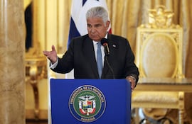 El presidente de Panamá, José Raúl Mulino.