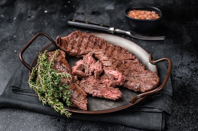 Entraña a la parrilla.