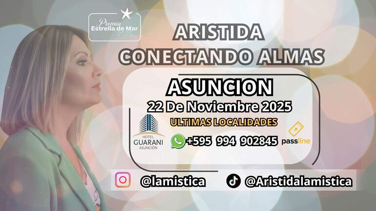 Quedan pocas entradas para "Arística conectando almas", que será este sábado 22, en el Hotel Guaraní.