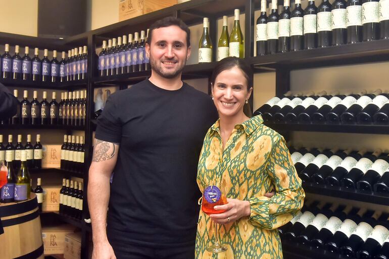 Iván Bordas junto con Florencia Parodi.