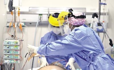 Actualmente un personal de enfermería se hace cargo de hasta 20 pacientes durante su turno.