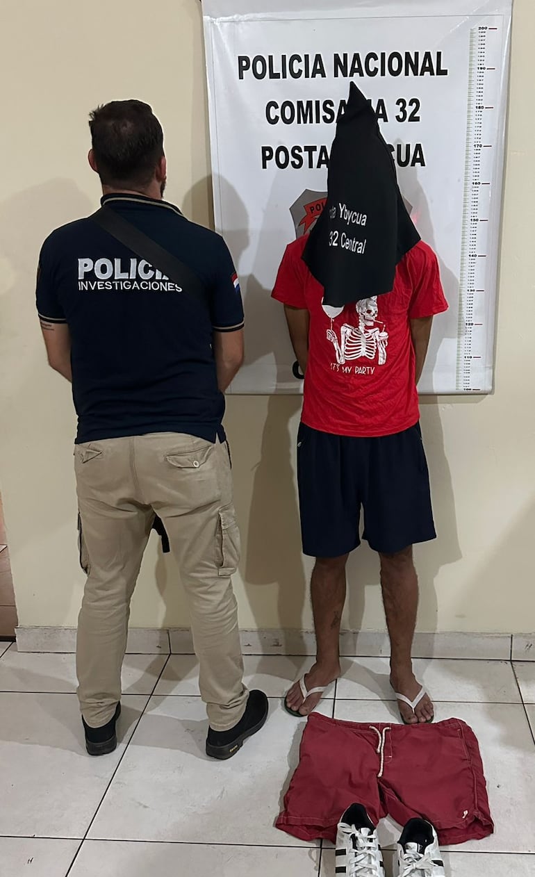 Derlis Ramón Ojeda Venialgo, fue detenido como el supuesto autor del hecho.