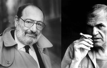Umberto Eco ("El nombre de la rosa") / Milan Kundera ("La broma")
