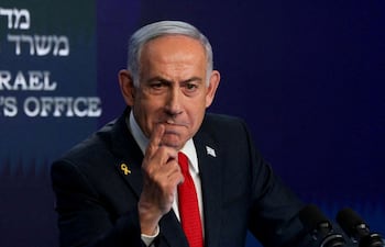 El primer ministro israelí, Benjamin Netanyahu