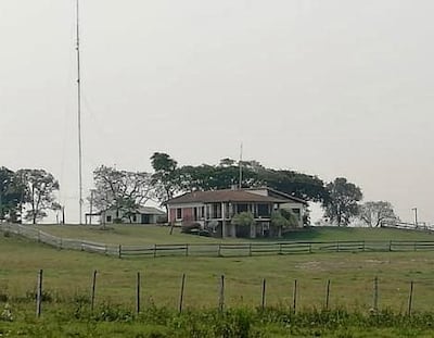 Estancia la Tranquerita, en la ciudad de Yby Yaú, límite entre Concepción y Amambay, donde se encontraba el exvicepresidente Oscar Denis.