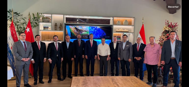 Foto de la última reunión Última reunión del Comando Nacional de Honor Colorado publicada el 16 de diciembre pasado.