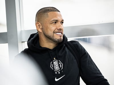 Richard Ortiz, jugador de Olimpia, previo al viaje a Santiago de Chile para el debut en la Copa Sudamericana 2026.