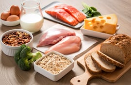 Proteínas y carbohidratos.