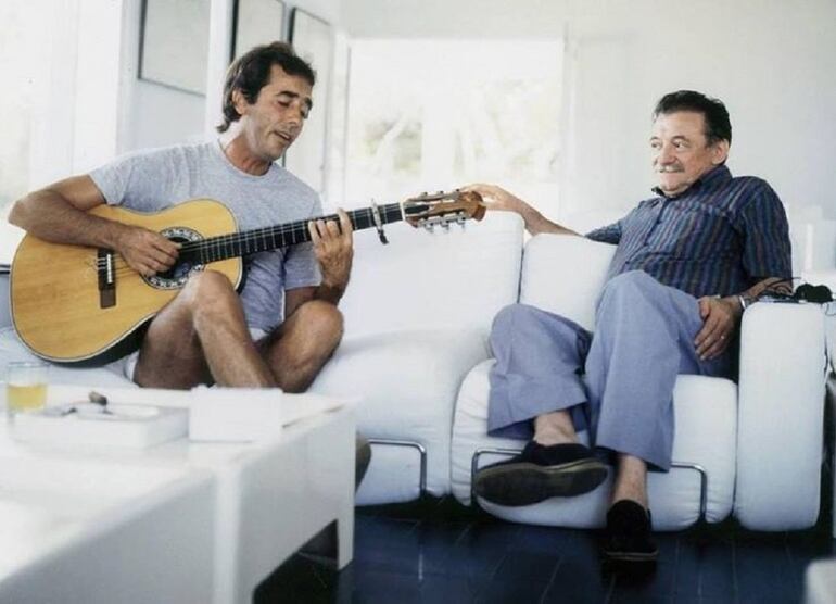 Mario Benedetti y Joan Manuel Serrat