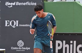 El tenista paraguayo Adolfo Daniel Vallejo.