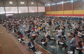 Para este proceso se inscribieron 7.276 postulantes para el departamento de Caaguazú.