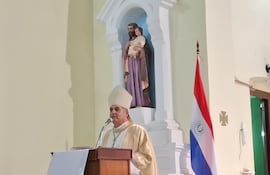 Gabriel Escobar, obispo del Vicariato Apostolico del Chaco.