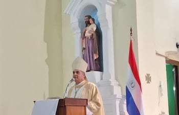 Gabriel Escobar, obispo del Vicariato Apostolico del Chaco.