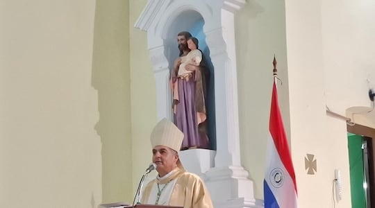 Gabriel Escobar, obispo del Vicariato Apostolico del Chaco.