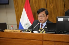 Félix Kanazawa, titular de la DINAC. foto prensa senado
