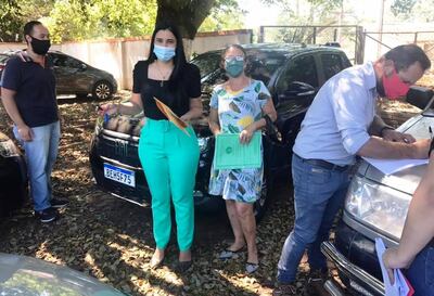 Los vehículos fueron entregados a sus propietarios por la fiscala Estela Ramírez.