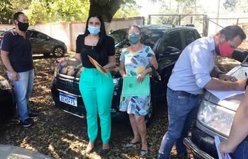 Los vehículos fueron entregados a sus propietarios por la fiscala Estela Ramírez.