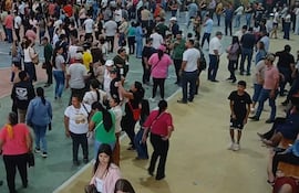Electores colorados en Fuerte Olimpo