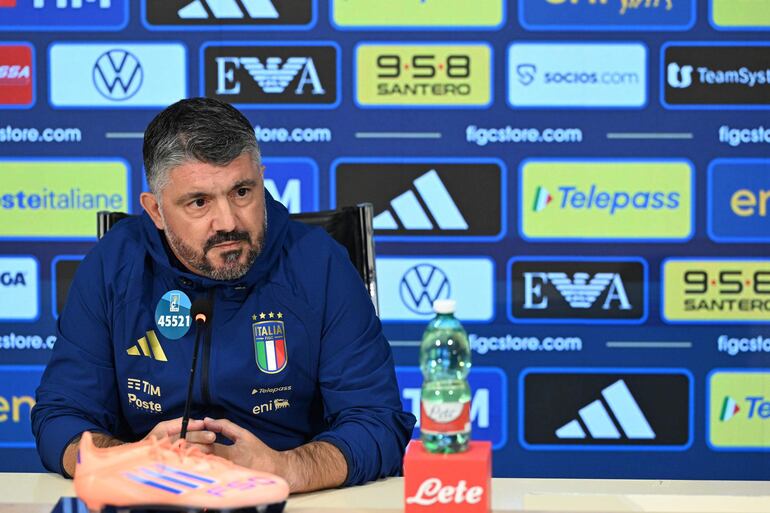 Gennaro Gattuso, entrenador de Italia.