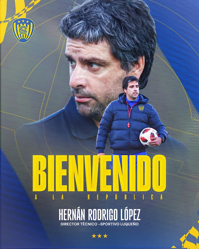 Hernán Rodrigo López asume como nuevo entrenador del Sportivo Luqueño