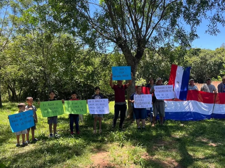 Atyrá: tensión por un nuevo intento de empresa de operar pozos en Zanja Jhu