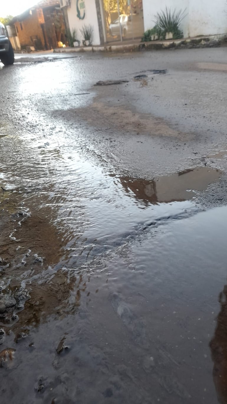 Asi se ve el barrio Yvoty de Caacupé.