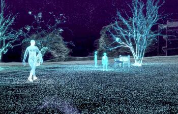 El sistema 6G Sensing podría proporcionar seguridad en lugares donde no hay cámaras de vigilancia disponibles o no están permitidas Foto: Nokia.