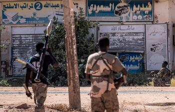 Soldados sudaneses en Jartúm, en noviembre de 2024.