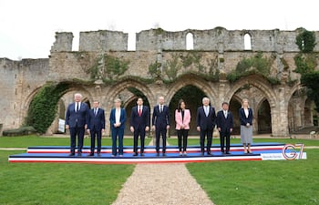Los ministros de Asuntos Exteriores del G7 participaron en una reunión de dos días con naciones europeas y aliados que buscan reducir las diferencias con Estados Unidos sobre la guerra en Oriente Medio, manteniendo otras crisis como Ucrania y Gaza como prioridades en la agenda
