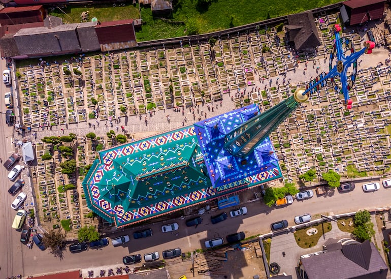 Cementerio Alegre de Săpânța, Rumanía.