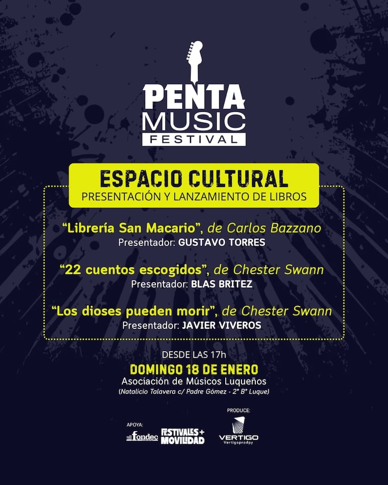 Afiche del Penta Music Festival.