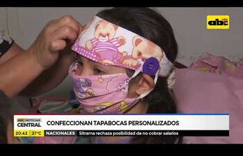 Confeccionan tapocas personalizados