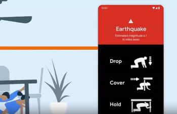 Android alerta terremoto