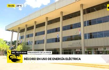Récord en uso de energía eléctrica